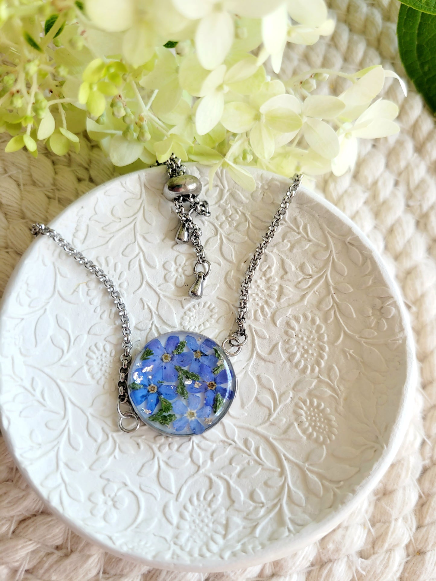 Forget-Me-Not Flower Bracelet